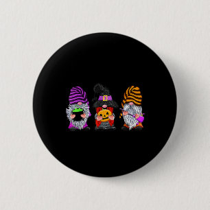 Macaron Rond 5 Cm Gnomes d'Halloween Mignon Citrouille d'Automne Amu
