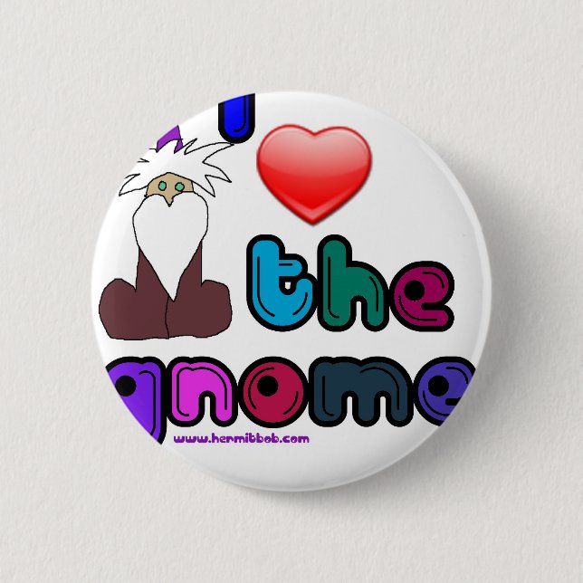 Macaron Rond 5 Cm Gnomies (Devant)