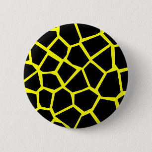 Macaron Rond 5 Cm Go Giraffe - Jaune