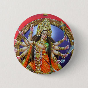 Macaron Rond 5 Cm Goddess Durga