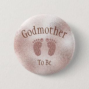 Macaron Rond 5 Cm Godmère Pour Être Baby shower Rose Fille Bébé 