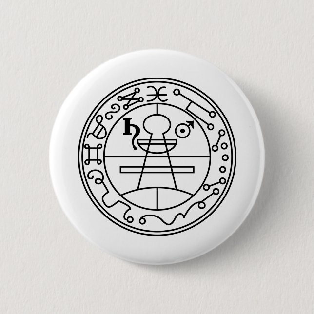 Macaron Rond 5 Cm Goetia_phoque_de_salomon (Devant)