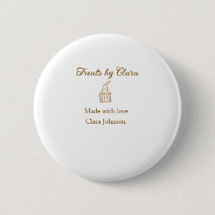 Macaron Rond 5 Cm Gold sparkle traite la boulangerie faite avec amou