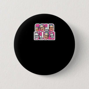 Macaron Rond 5 Cm Goldblum Peekaboo