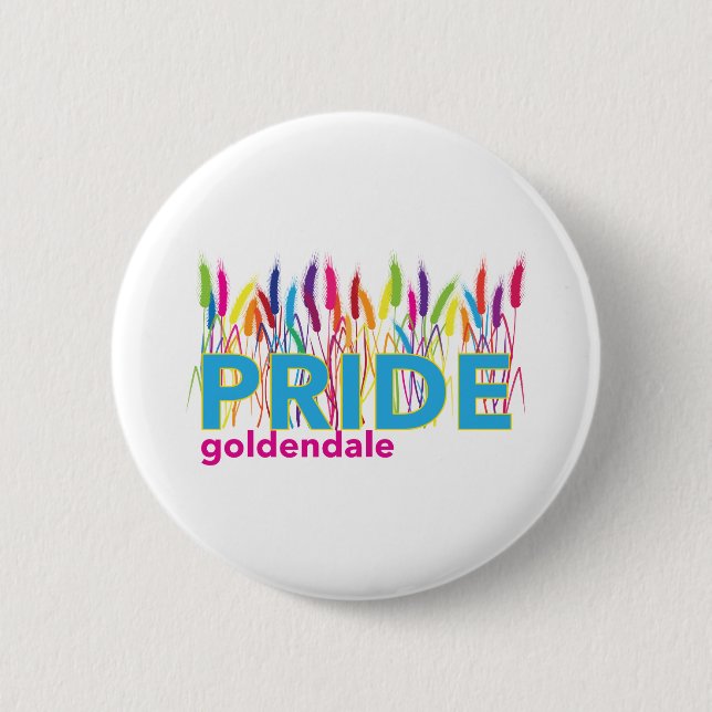 Macaron Rond 5 Cm goldendale PRIDE Swag (Devant)