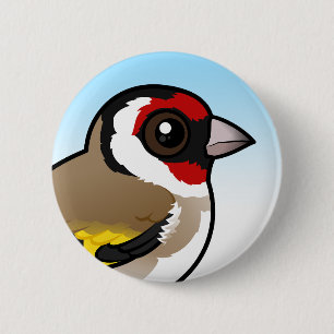 Macaron Rond 5 Cm Goldfinch européen