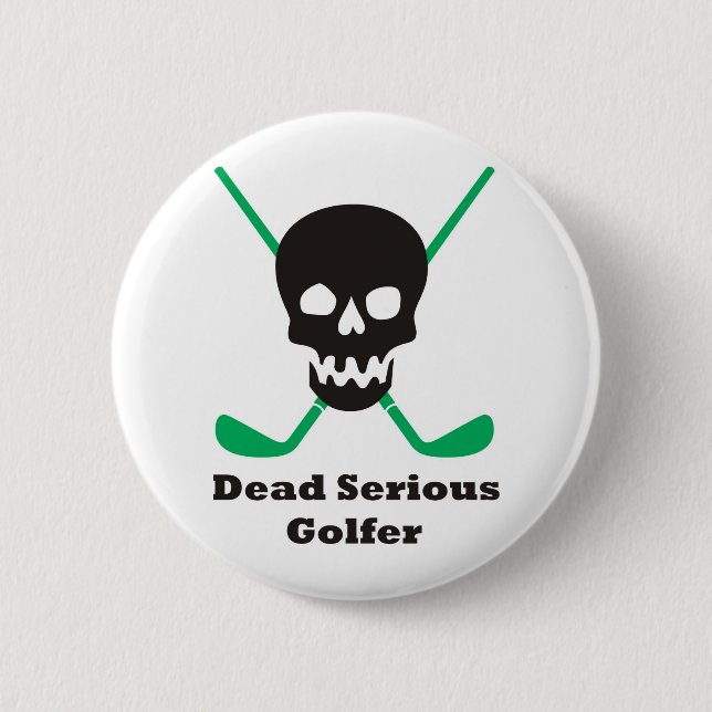 Macaron Rond 5 Cm Golf (Devant)