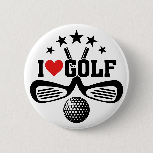 Macaron Rond 5 Cm Golf (Devant)