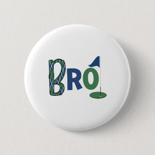 Macaron Rond 5 Cm Golf Anniversaire Enfants Golfing Frère D'Annivers
