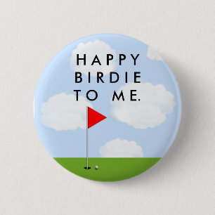 Macaron Rond 5 Cm Golf Birdie
