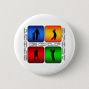 Macaron Rond 5 Cm Golf Spectaculaire