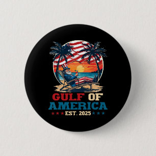 Macaron Rond 5 Cm Golfe Des Usa Amérique Mexique Golfe Est 2025 Etat