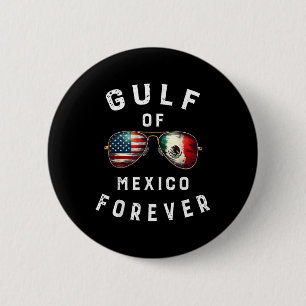 Macaron Rond 5 Cm Golfe Du Mexique L'Éternel Président Trump Golfe D