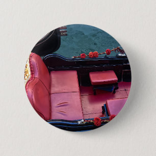 Macaron Rond 5 Cm Gondole de luxe côtière à Venise