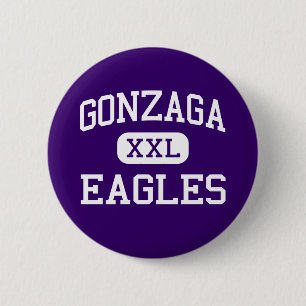 Macaron Rond 5 Cm Gonzaga - Eagles - université - Washington