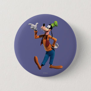 Macaron Rond 5 Cm Goofy   Pointing