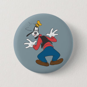 Macaron Rond 5 Cm Goofy   Retourné