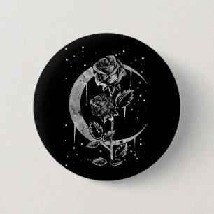 Macaron Rond 5 Cm Gothique Moon Rose Croissant de cuisine Art