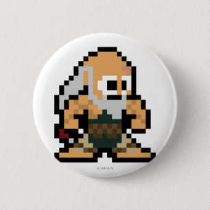 Macaron Rond 5 Cm Gouken à 8 bits