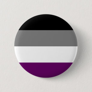 Macaron Rond 5 Cm goupille asexuelle de fierté