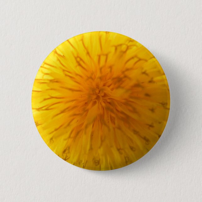 Macaron Rond 5 Cm Goupille de Dandeion (Devant)