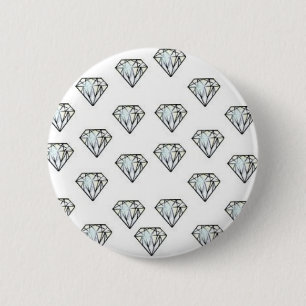 Macaron Rond 5 Cm goupille de diamant