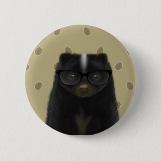 Macaron Rond 5 Cm Goupille de mouffette