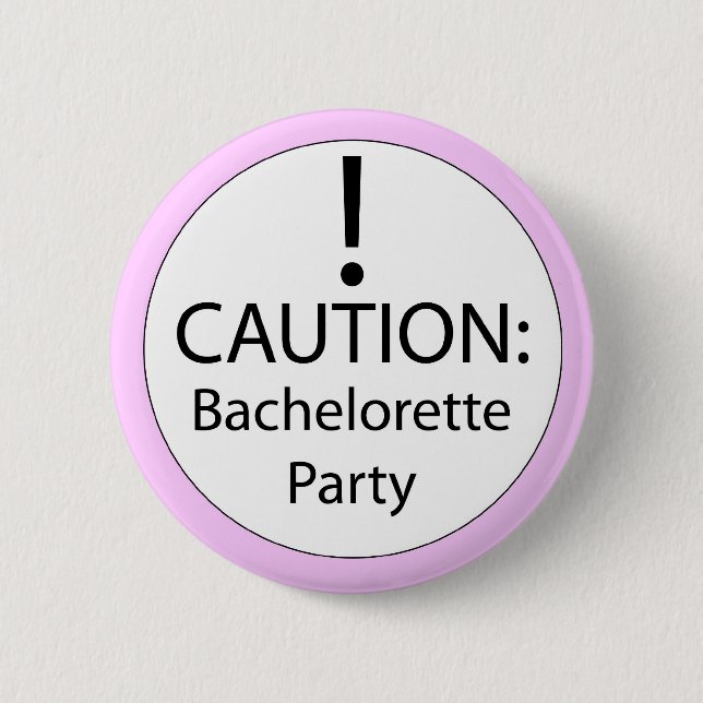Macaron Rond 5 Cm Goupille de partie de Bachelorette (Devant)