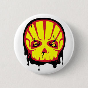 Macaron Rond 5 Cm Goupille du boycott $hell