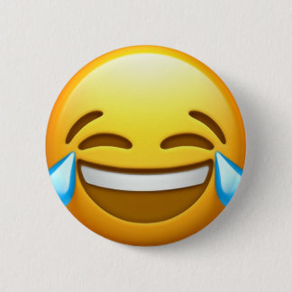 Macaron Rond 5 Cm Goupille riante d'emoji