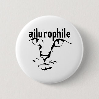 Macaron Rond 5 Cm goupilles ailurophile
