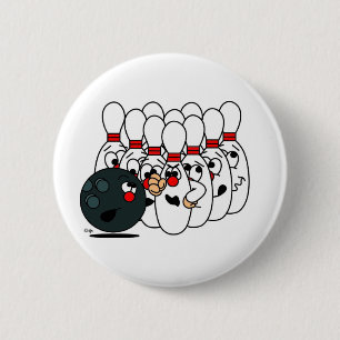 Macaron Rond 5 Cm Goupilles de bowling
