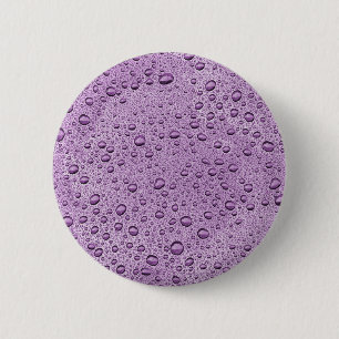 Macaron Rond 5 Cm gouttelettes d'eau violette