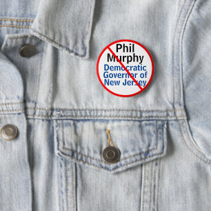 Macaron Rond 5 Cm Gouverneur démocrate de Phil Murphy du New Jersey
