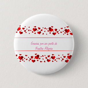 Macaron Rond 5 Cm Gracias por ser parte de nuestra alegria