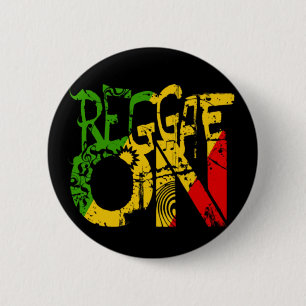 Macaron Rond 5 Cm Graffiti musical de Cori Reith Rasta