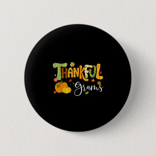 Macaron Rond 5 Cm Grammes de reconnaissance Citrouille Thanksgiving 