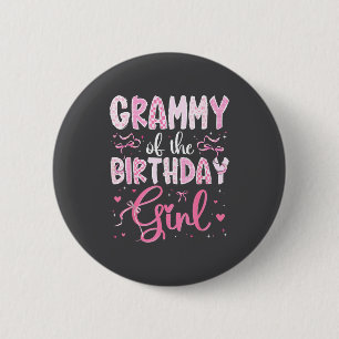 Macaron Rond 5 Cm Grammy de la fille d'anniversaire correspondant Nk