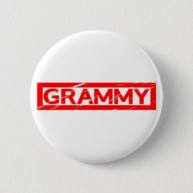 Macaron Rond 5 Cm Grammy Stamp (Devant)