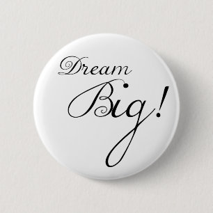 Macaron Rond 5 Cm Grand bouton de motivation rêveur