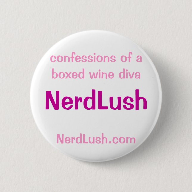 Macaron Rond 5 Cm Grand bouton de NerdLush- (Devant)