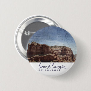Macaron Rond 5 Cm Grand Canyon National Park Arizona Vintage