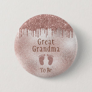 Macaron Rond 5 Cm Grand Grand-Mère À Être Baby shower Pieds Bébés Ro