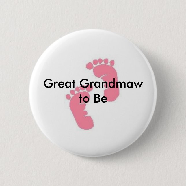 Macaron Rond 5 Cm Grand Grandmaw à être (Devant)