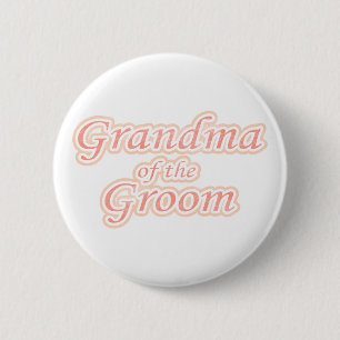 Macaron Rond 5 Cm Grand-maman de fantaisie de marié