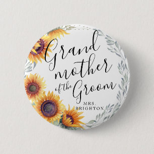 Macaron Rond 5 Cm Grand-mère de la chambre Mariage de fleurs de t