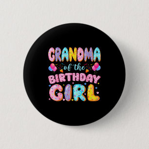 Macaron Rond 5 Cm Grand-mère de la filleuse d'anniversaire doux gâte
