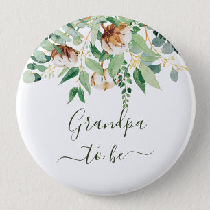 Macaron Rond 5 Cm Grand-mère pour être Eucalyptus Bouton vert