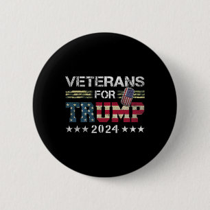 Macaron Rond 5 Cm Grand-Père Anciens Combattants Pour Trump 2024 Dra