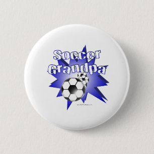 Macaron Rond 5 Cm Grand-père du football